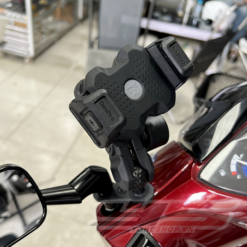 Kẹp Điện Thoại Osopro VH Mount - Chống Rung Xoay 360 Độ