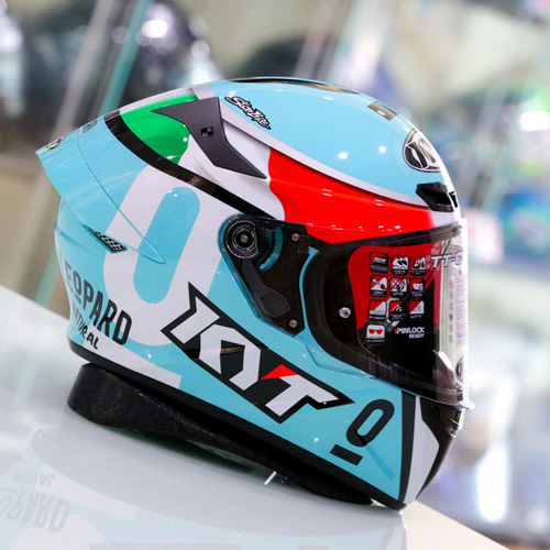 Mũ Fullface KYT TT Course Leopard Italia - Chính Hãng Malaysia