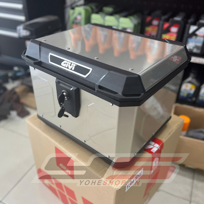 Thùng Nhôm Givi 47 Lít Màu Bạc - Givi MTN47A 