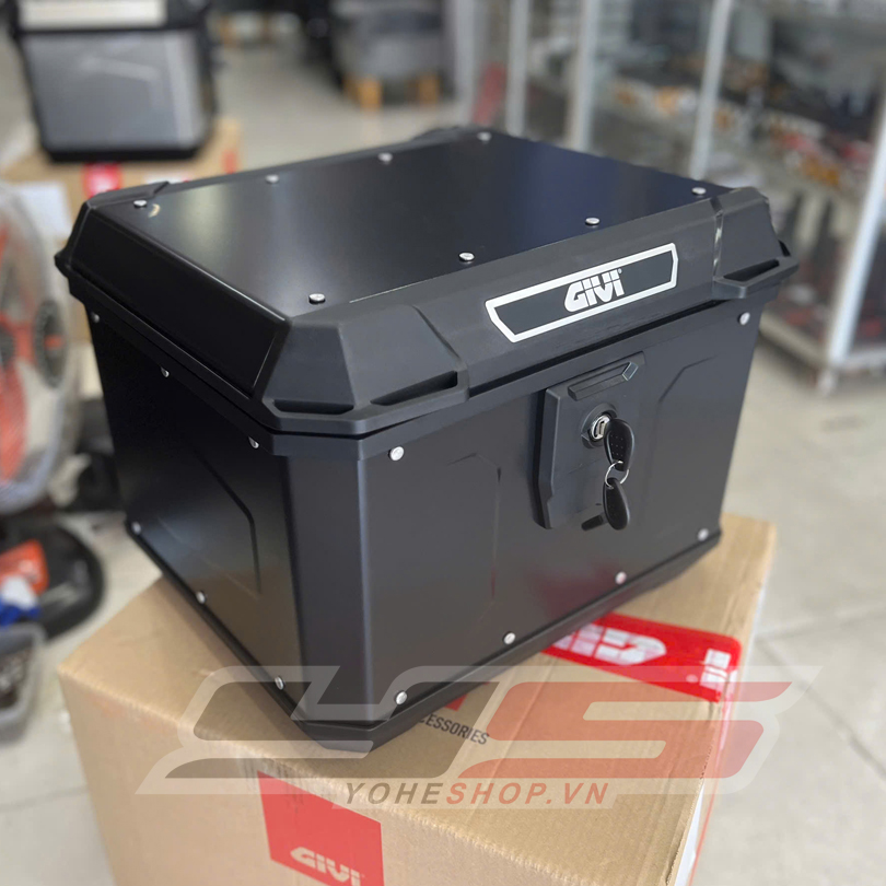 Thùng Nhôm Givi 47 Lít Màu Đen - Givi MTN47B